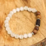 Selenite Bracelet for (Vrishabh Rashi) Taurus