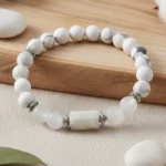 Howlite Bracelet for (Karka Rashi) Cancer