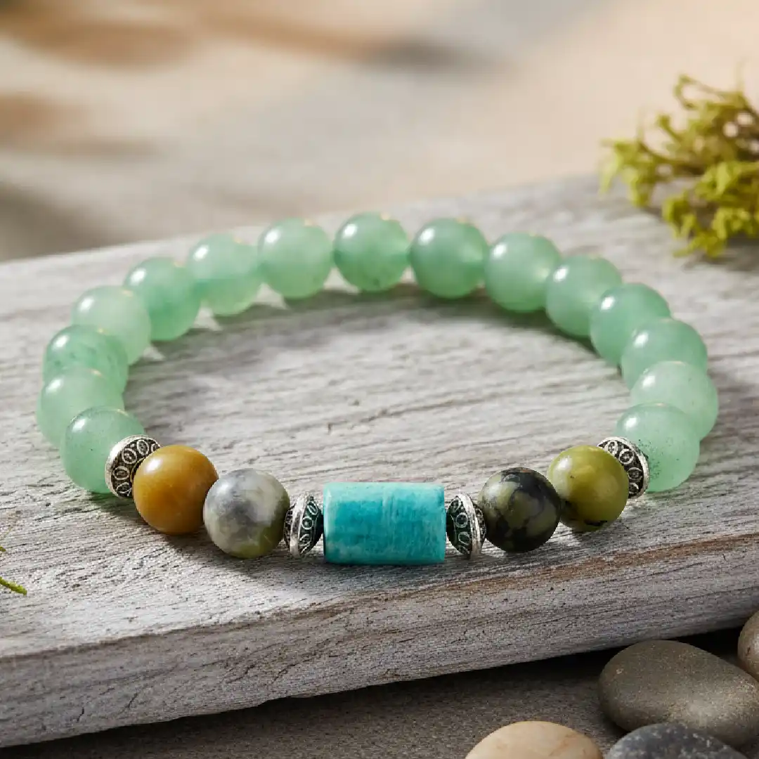 New Project (75) Green Aventurine Bracelet for (Mithun Rashi) Gemini - Image 1