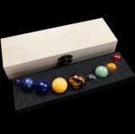 Natural Crystal Round Stones Nine Planets Solar System Crystal Balls Set Unique Design: Each Planet Is Carefully Handcrafted, All Planets Are Unique - Image 7