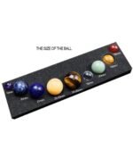 Natural Crystal Round Stones Nine Planets Solar System Crystal Balls Set Unique Design: Each Planet Is Carefully Handcrafted, All Planets Are Unique - Image 5