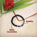 Black Tourmaline Bracelet for (Kumbh Rashi) Aquarius - Image 7