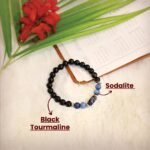 Black Tourmaline Bracelet for (Kumbh Rashi) Aquarius - Image 5