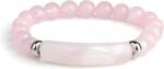 This meticulously crafted bracelet features genuine Rose Quartz beads - Image 3