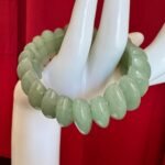 Natural Green Aventurine Bracelet Crystal Stone Big Tumble Bead Bracelet for Reiki Healing and Crystal Healing Stones - Image 2