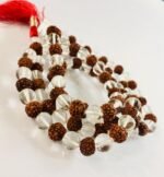 RUDRAKSHA SPHATIK MALA (ROSARY) (108 +1 BEADS) - Image 2