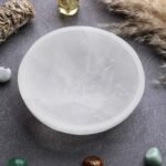 Selenite Charging Bowl – Round Shaped 4 Inches - Image 3