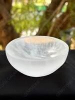 Selenite Charging Bowl – Round Shaped 4 Inches - Image 4