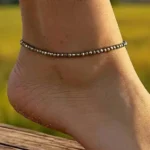 Pyrite Anklet – For wealth, protection ,radiant confidence & prosperity
