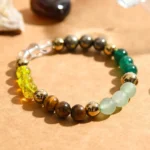 Money Magnet Bracelet with Raw Selenite Plate - Image 2