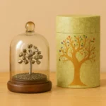 Pyrite Crystal Tree in Glass Dome