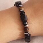 Triple Protection Bracelet With Lava Stone - Image 6