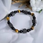 Triple Protection Bracelet With Lava Stone - Image 4