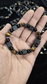 Triple Protection Bracelet With Lava Stone - Image 3