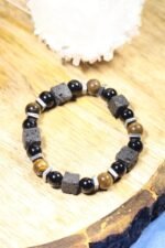 Triple Protection Bracelet With Lava Stone - Image 2