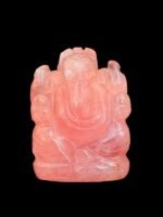 Rose quartz  Stone Ganesha - Image 5