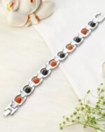 Karungli & Rudraksh Bracelet – Metal Edition - Image 4