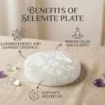 Rose Quartz Bracelet with Free Raw Selenite Plate - Image 2