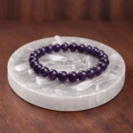 Amethyst Bracelet with Free Raw Selenite Plate