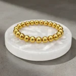 Golden Hematite Bracelet with Free Raw Selenite Plate